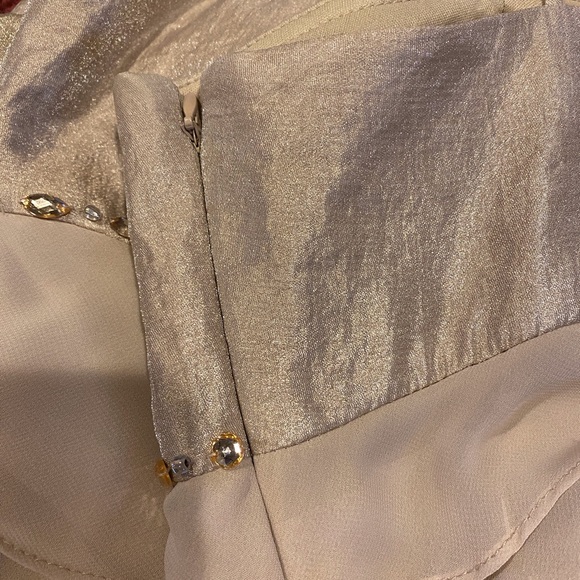 S.L. Champagne dress & Jacket. Size 10 - Picture 4 of 5